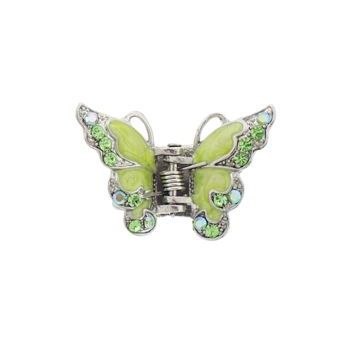 Karen Marie - Mini Monarch Butterfly Claw - Lime (1)