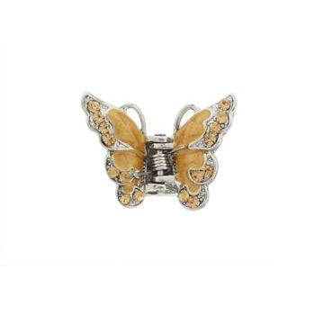 Karen Marie - Mini Monarch Butterfly Claw - Caramel (1)