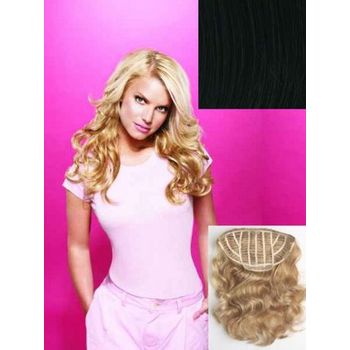 HairDo - 23inch Wavy Vibralite Synthetic Extensions (Color: R2 Ebony)