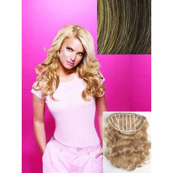 HairDo - 23inch Wavy Vibralite Synthetic Extensions (Color: R8/25 Golden Walnut)