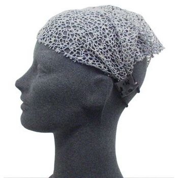 Jennifer Behr - Lace Headwrap - Pewter