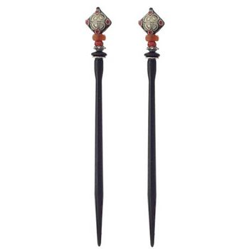 Mei Fa - Hairstyx - Journey - Long Hairsticks - (Set of 2)