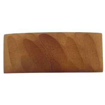 Karina - Hammered Wood Barrette (1)