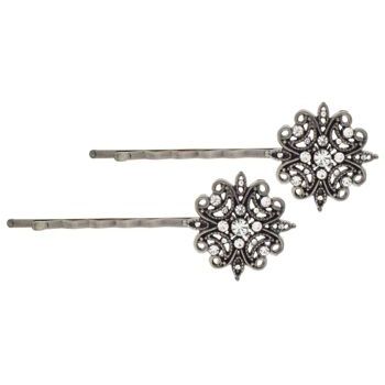 Karina - Renaissance Filigree Bobby Pins