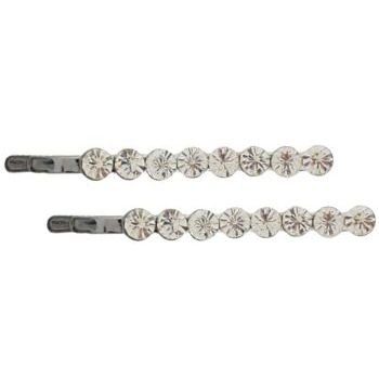 Karina - Crystal Bobby Pins - White (2)