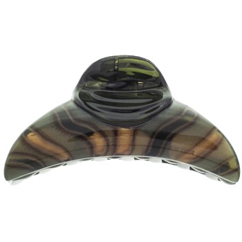 Karina - Green Marble Glazed Claw Clip