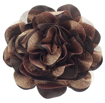 Karina - Flower Clip & Pin - Bronze