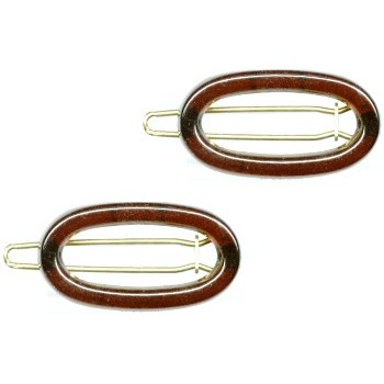 Karina - Mini Circle Barrettes - Tort