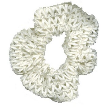 Karina - Crochet Scrunchie - White (1) - All Sales Final