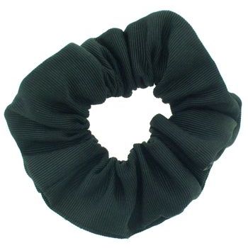 Karina - Grosgrain Scrunchie - Black