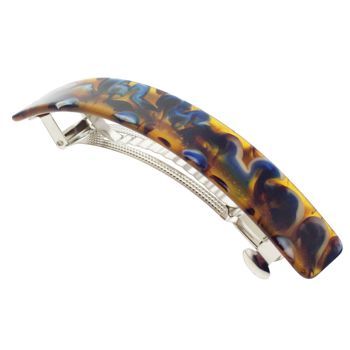 Karina - Watercolor Barrette - Blue Mix
