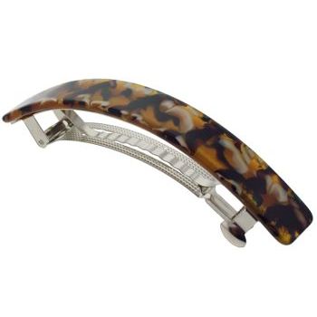 Karina - Watercolor Barrette - White Mix