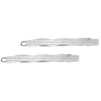 Karina - Set of Two Barrettes - White