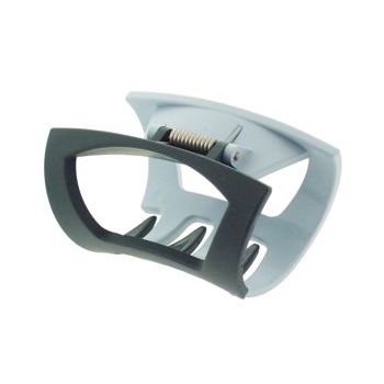 Karina - Sport - Rubberized Large Modern Clip - Grey