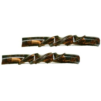 Karina - Set of Twist Barrettes - Tort