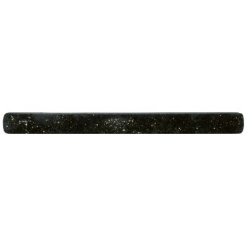 Karina - Pencil Barrette - Black Glitter