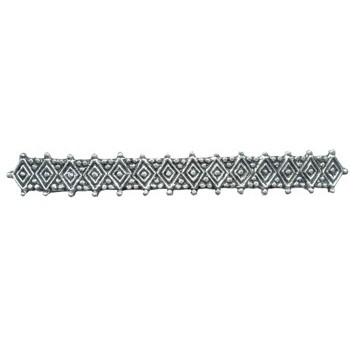 Karina - Pewter Diamond Cut Barrette