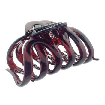 Karina - Thick Hair Wide Bun Claw - Tortoise