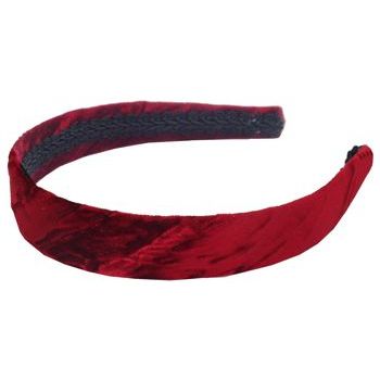 Karin's Garden - Crushed Velvet Headband - Red (1)