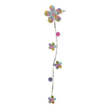 Karen Marie - Floating Crystal Daisy Chain Clips - Rainbow (1)