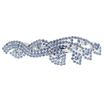 Karen Marie - Austrian Crystal Barrette - Blue (1)