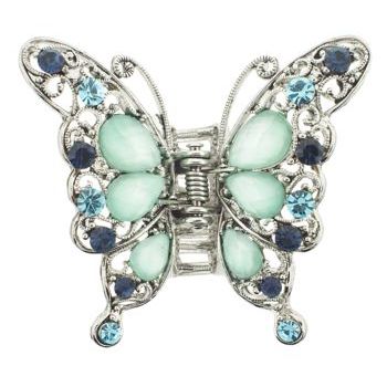 Karen Marie - Moonstone Inspired Butterfly Jaw - Blue (1)