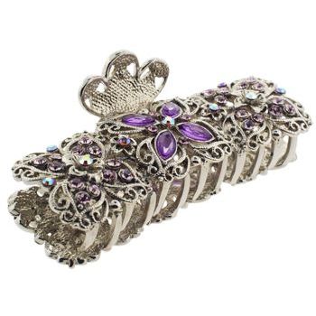 Karen Marie - Marcasite Inspired Jaw - Amethyst (1)