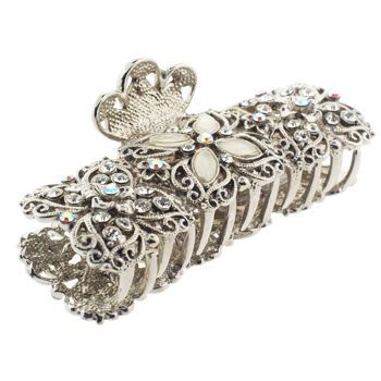 Karen Marie - Marcasite Inspired Jaw - White (1)