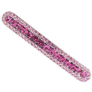 Karen Marie - Austrian Crystal Barrette - Rose (1)
