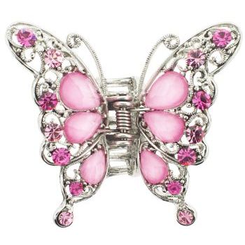 Karen Marie - Moonstone Inspired Butterfly Jaw - Rose (1)