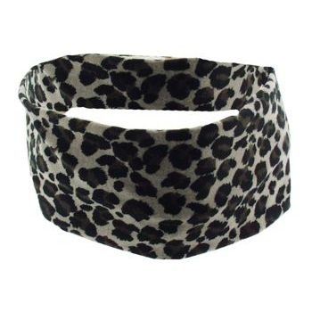 Karen Marie - Soft Leopard Bandeau - Charcoal  (1)