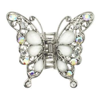Karen Marie - Moonstone Inspired Butterfly Jaw - White (1)