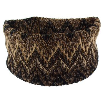 Karen Marie - Crocheted Bandeau - Chocolate (1)