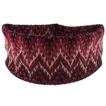 Karen Marie - Crocheted Bandeau - Burgandy (1)