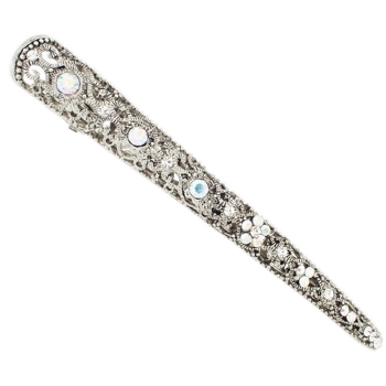 Karen Marie - Victorian Crystal Jaw - White (1)