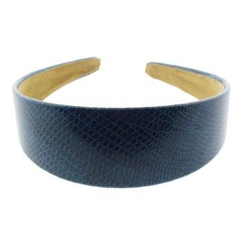 Karen Marie - Snake Skin Inspired Headband - Teal (1)