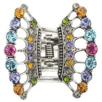 Karen Marie - Crown Jaw Clip - Multi-Colored (1)