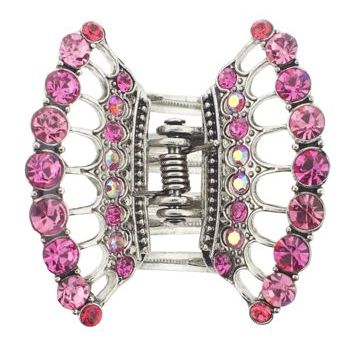 Karen Marie - Crown Jaw Clip - Rose (1)