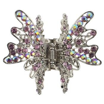 Karen Marie - Crystal Lace Butterfly Jaw - Amethyst (1)