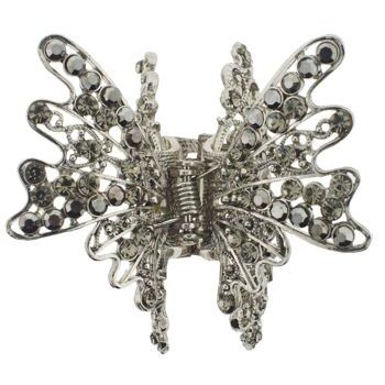 Karen Marie - Crystal Lace Butterfly Jaw - Smoke (1)