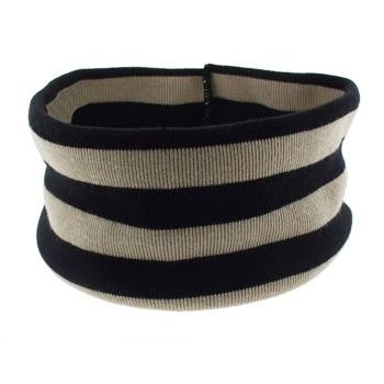 Karen Marie - Wide Stripe Bandeau - Licorice (1)