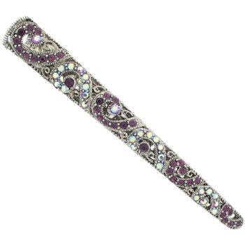 Karen Marie - Crystal Curlicue Jaw - Amethyst (1)