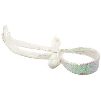 Karen Marie - Sequin Sash Headband - White (1)