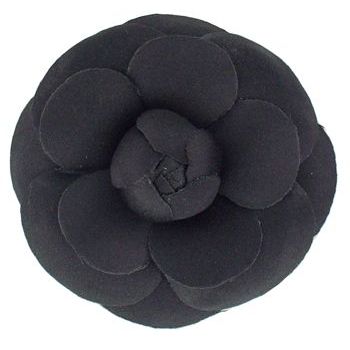 Karin's Garden - Classic Camellia Pin - Black (1)