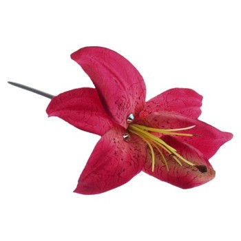 Karin's Garden - Water Color Tiger Lily Chopstick - Burgundy (1)