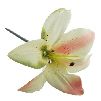 Karin's Garden - Water Color Tiger Lily Chopstick - Ivory (1)