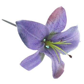 Karin's Garden - Water Color Tiger Lily Chopstick - Periwinkle (1)