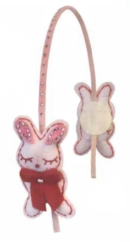 Tarina Tarantino - Kyoto Carnival - Kissing Booth - Swarovski Crystal and Felt Bow Bunnies Headband