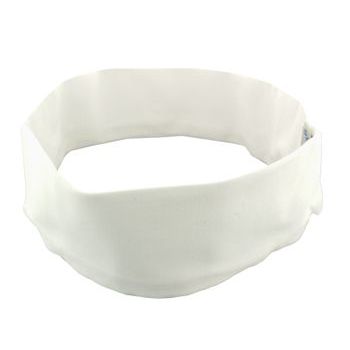 L. Erickson USA - Narrow French Lycra Bandeau Headband - White (1)