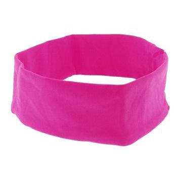 L. Erickson USA - Narrow French Lycra Bandeau Headband - Fuchsia (1)